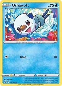 Oshawott - SWSH222 - Sword & Shield Promo Cards